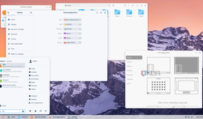 Shows ZorinOS UI elements