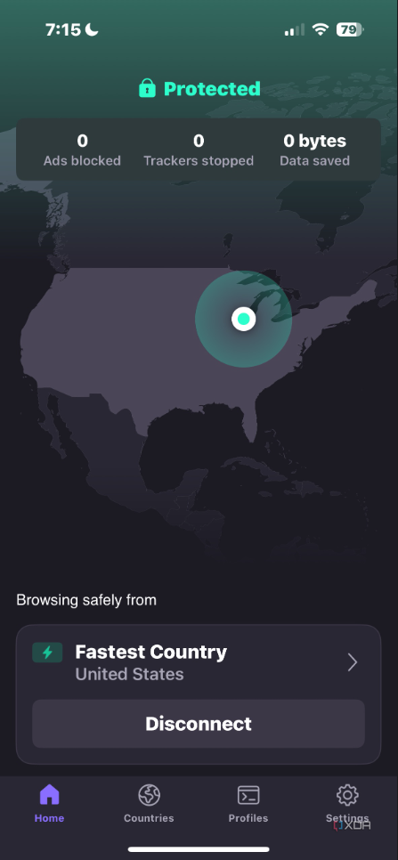 Proton VPN on iPhone