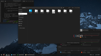 shos Home folder in ZorinOS file manager