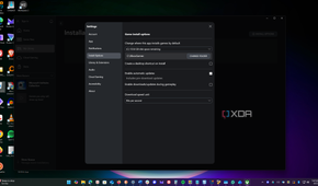 shows install options for xbox app