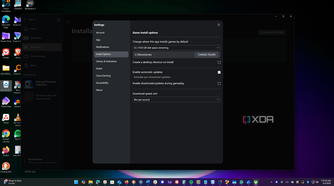 shows install options for xbox app