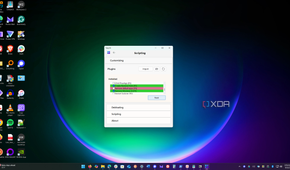 Shows scripting tweaks in TidyOS