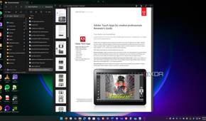 shows quicklook PDF preview