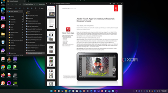 shows quicklook PDF preview