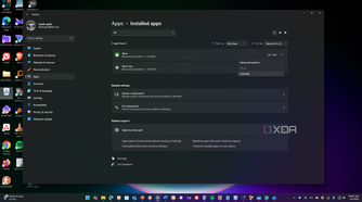shows uninstalling xbox app in Windows settings