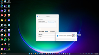 Shows bloatware feed option in TidyOS