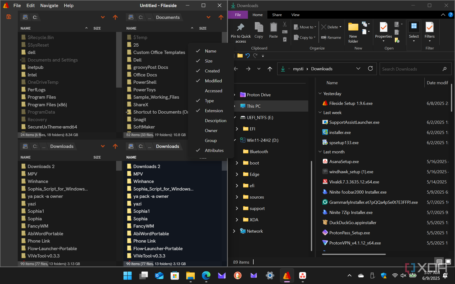 This file manager for Windows supports workspaces, dual pane browsing ...