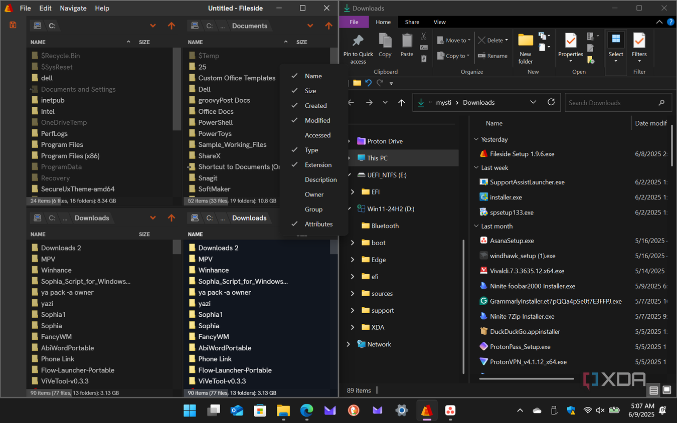 This file manager for Windows supports workspaces, dual pane browsing ...
