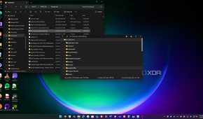 shows quicklook preview of zip file content