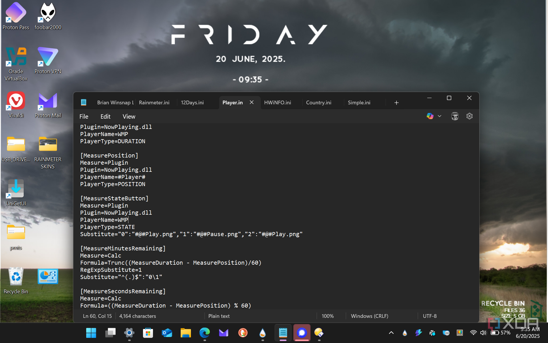 7 Rainmeter skins I've used to transform my desktop