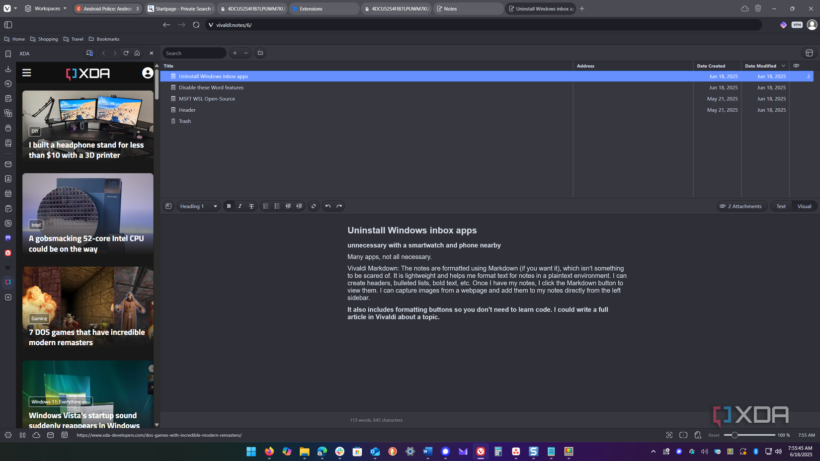 I'm using these built-in tools in Vivaldi and my productivity is ...