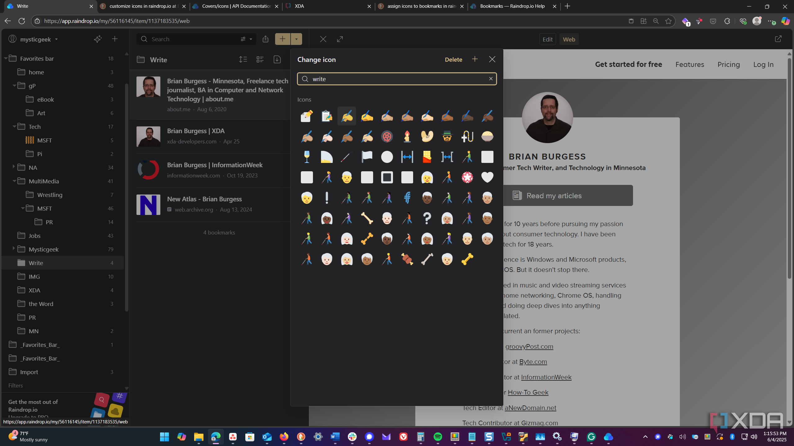 I ditched my browser's bookmarks for Raindrop.io, and I finally feel ...