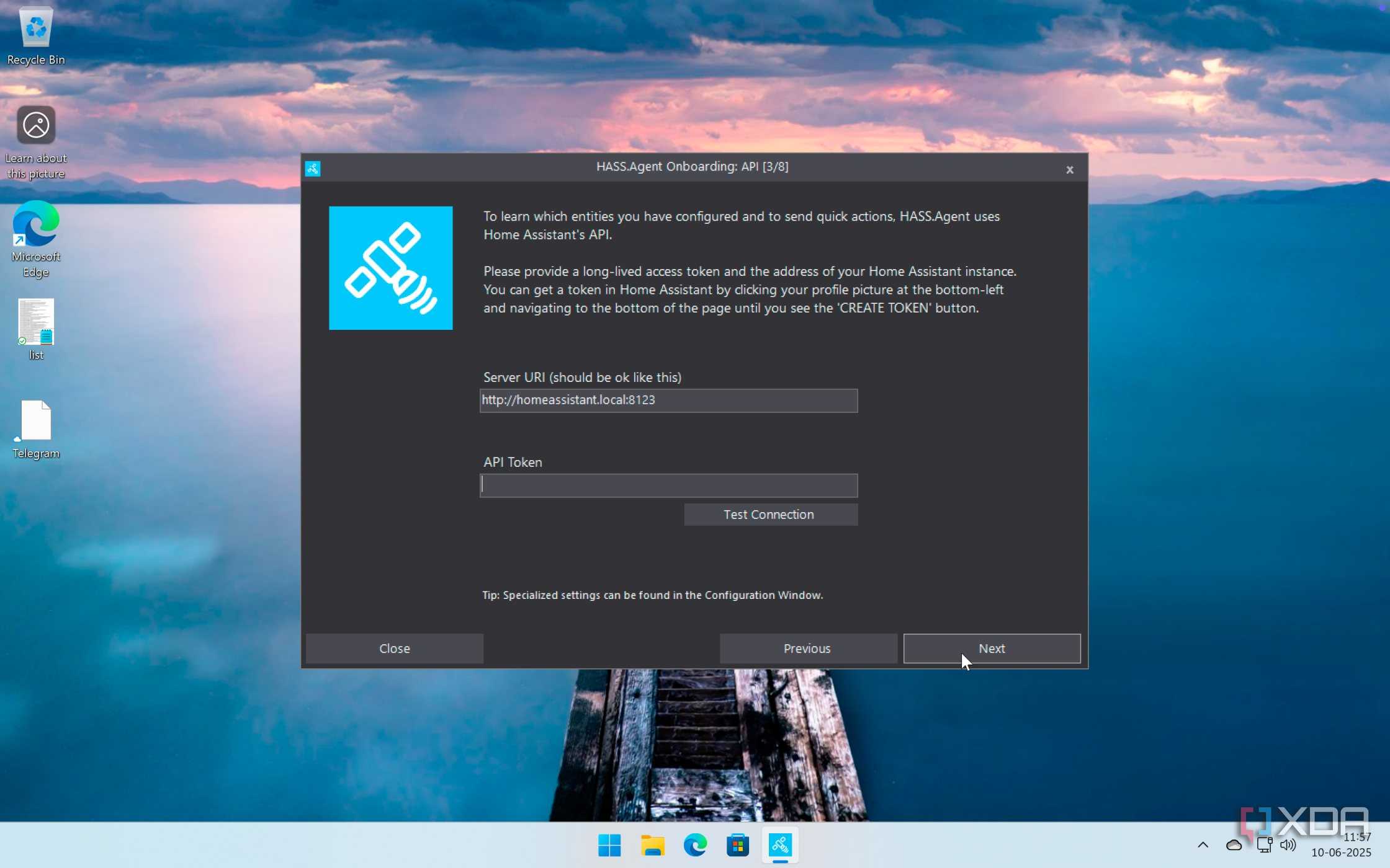 Adding Home Assistant API to HASS.Agent