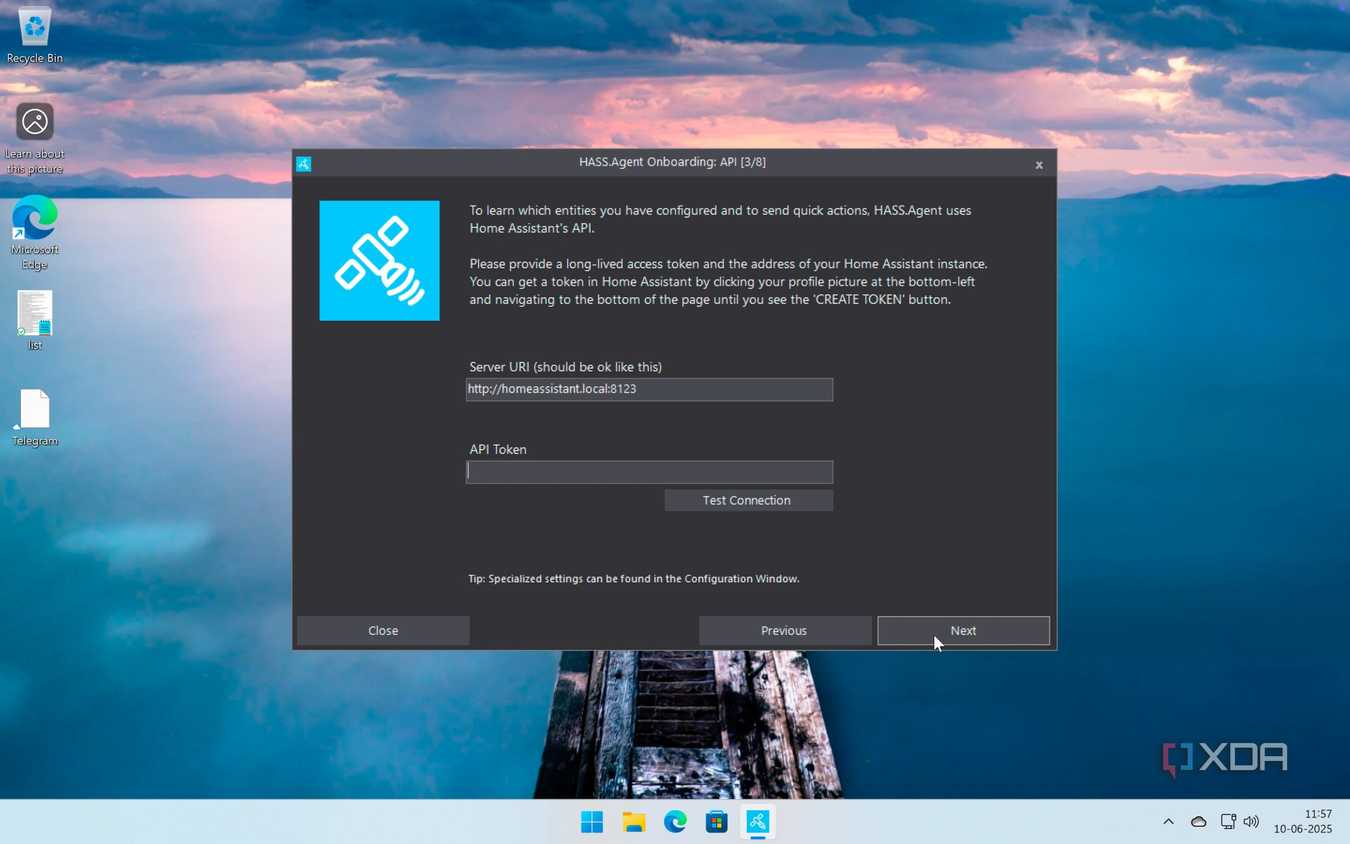 Adding Home Assistant API to HASS.Agent