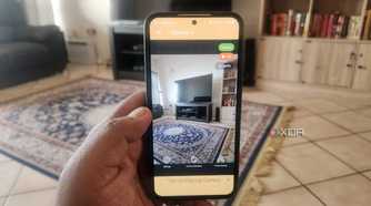 Alfred Security Camera on a Galaxy phone