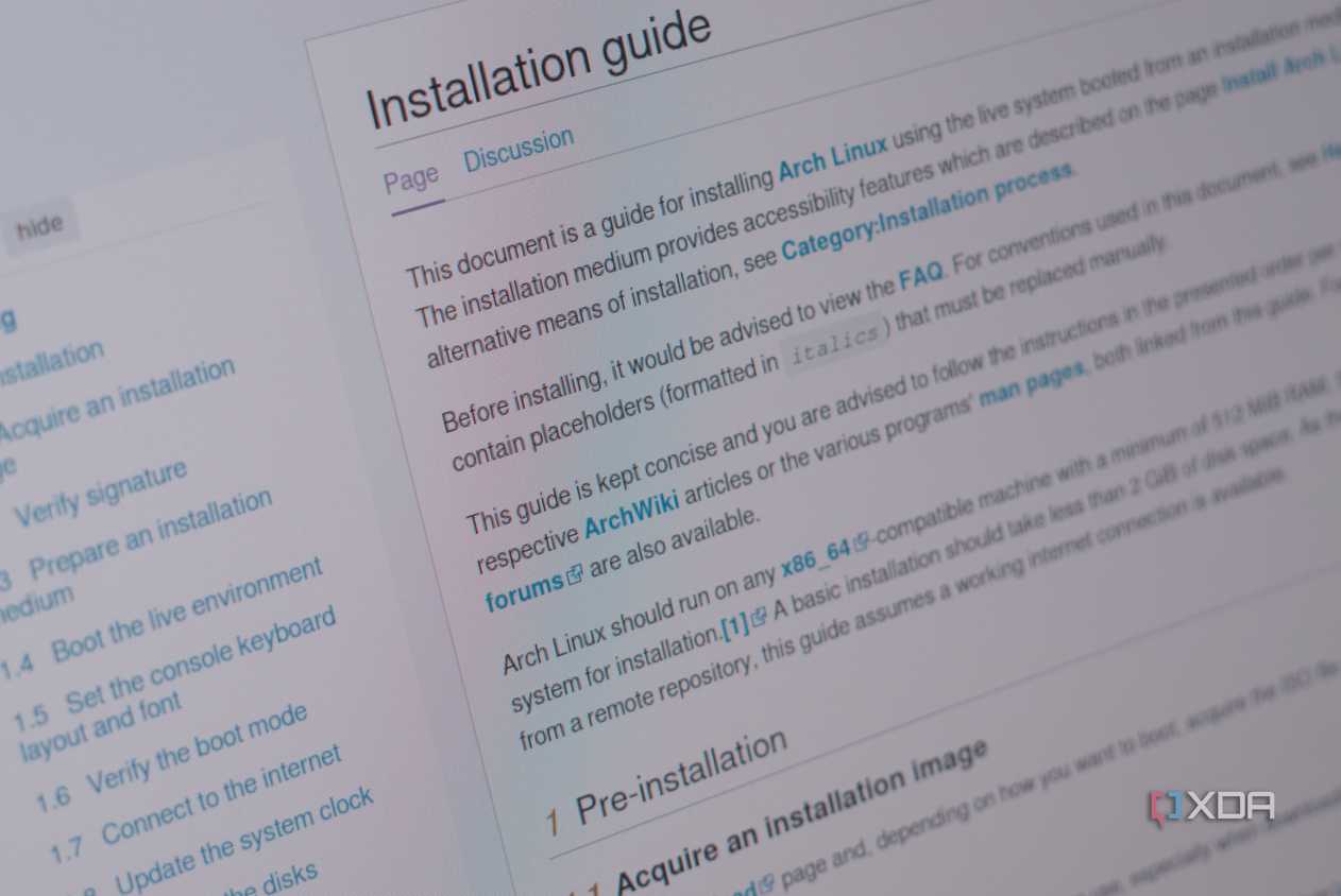 Arch Linux wiki