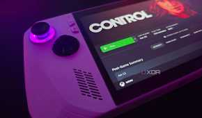 Asus ROG Ally running SteamOS with the option to launch Control