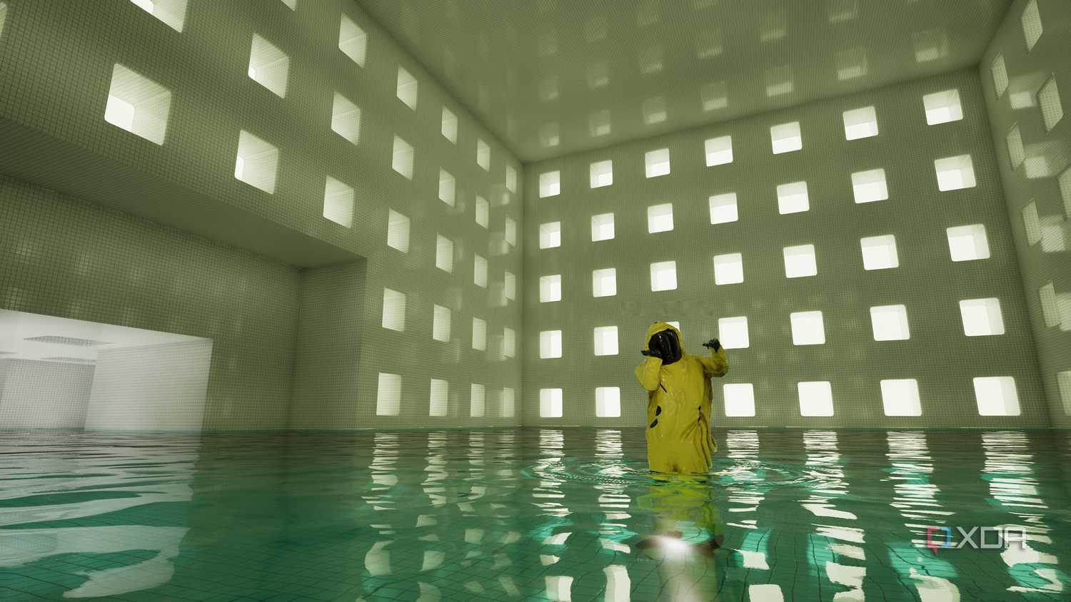 A screenshot from Backrooms: Escape Together.