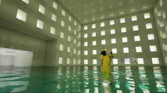 A screenshot from Backrooms: Escape Together.
