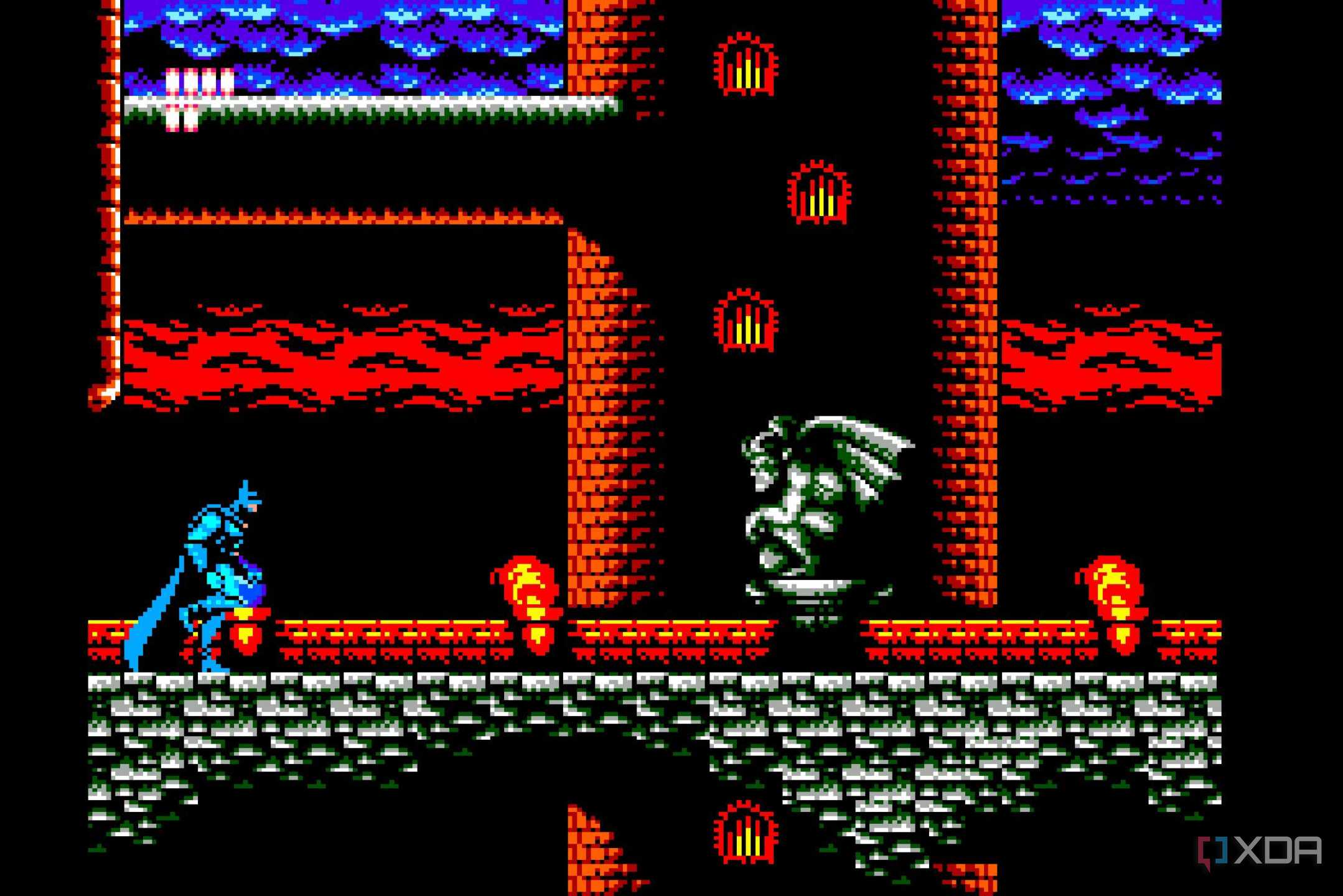 Screenshot from the NES game Batman: Return of the Joker.