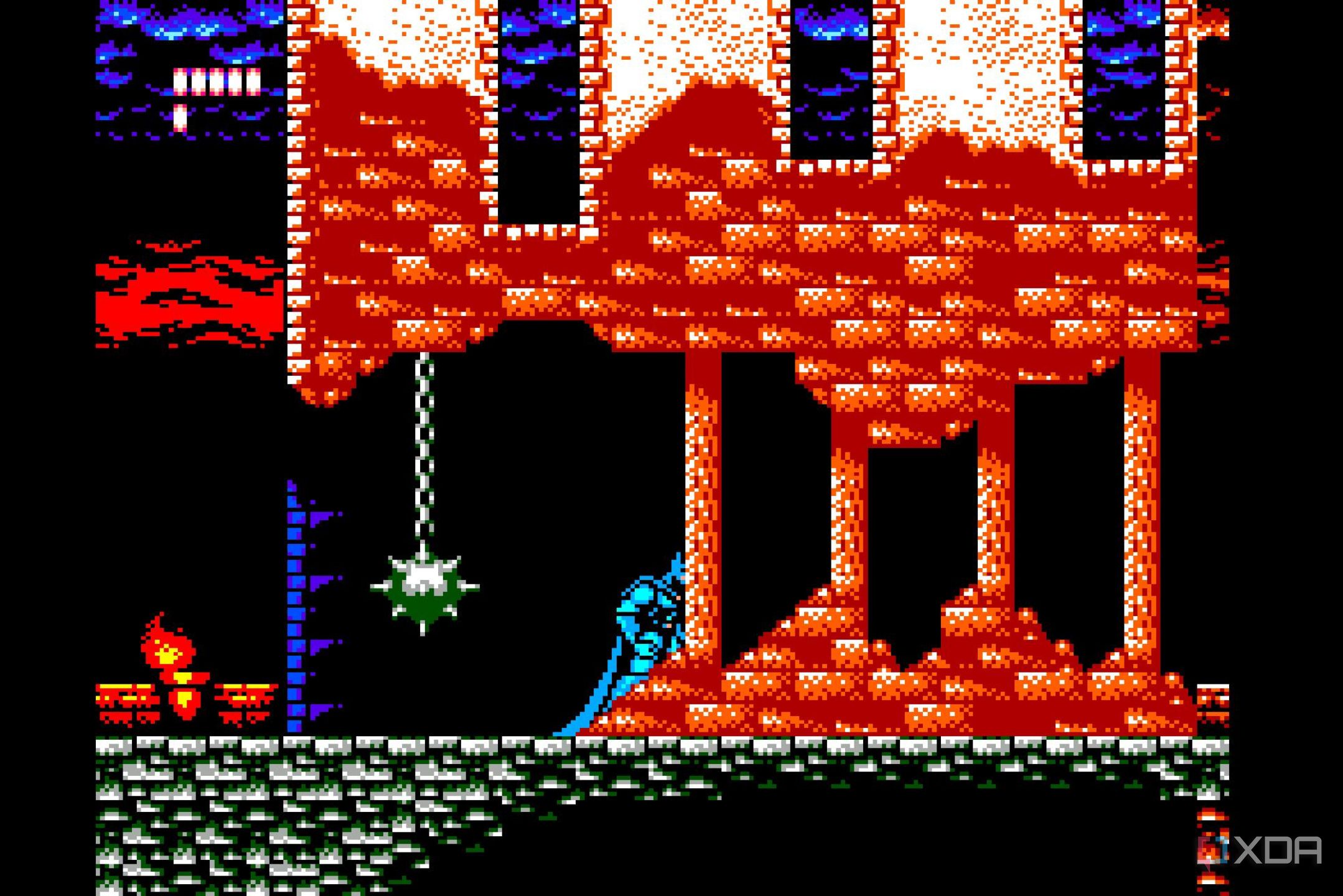 Screenshot from the NES game Batman: Return of the Joker.
