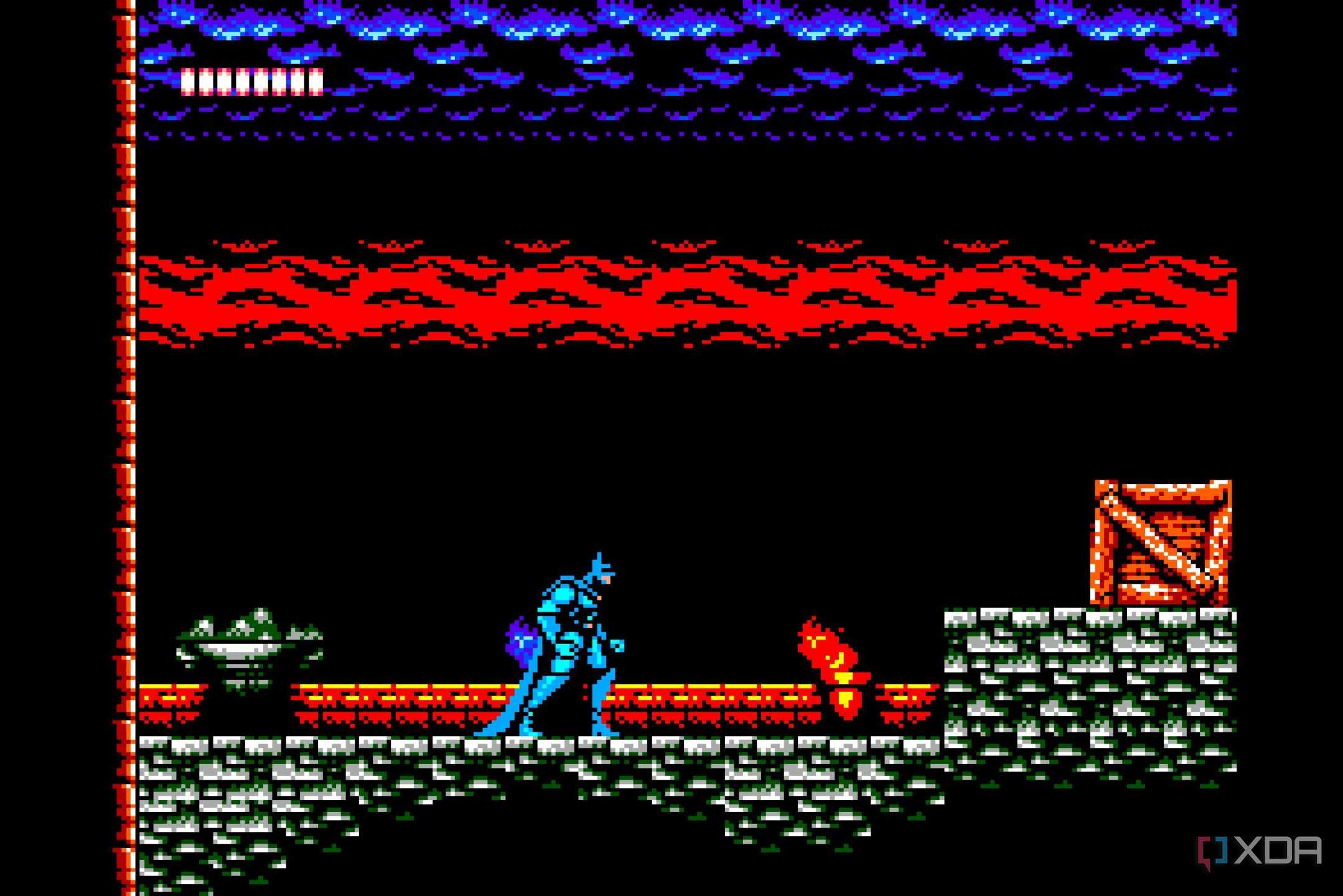 Screenshot from the NES game Batman: Return of the Joker.