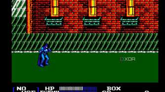 Screenshot from the NES game Batman Returns.