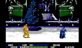 Screenshot from the NES game Batman Returns.