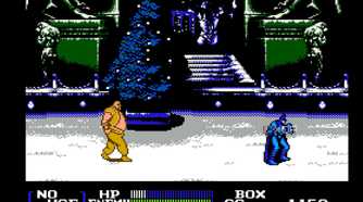 Screenshot from the NES game Batman Returns.