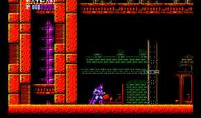 Screenshot from the NES game Batman.