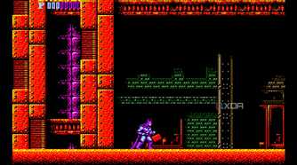 Screenshot from the NES game Batman.