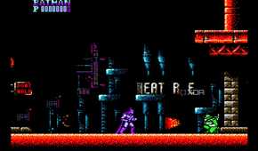 Screenshot from the NES game Batman.