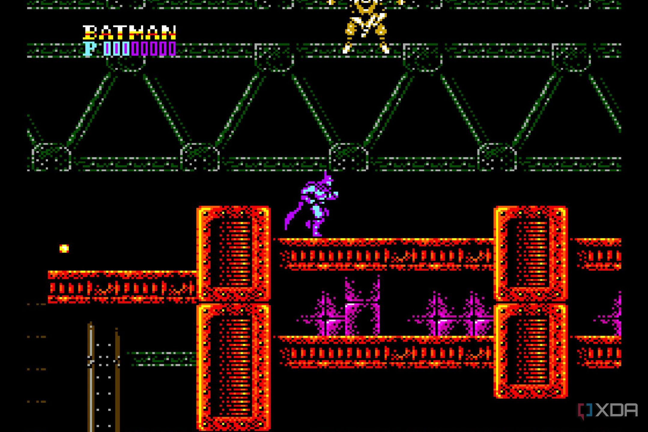 Screenshot from the NES game Batman.