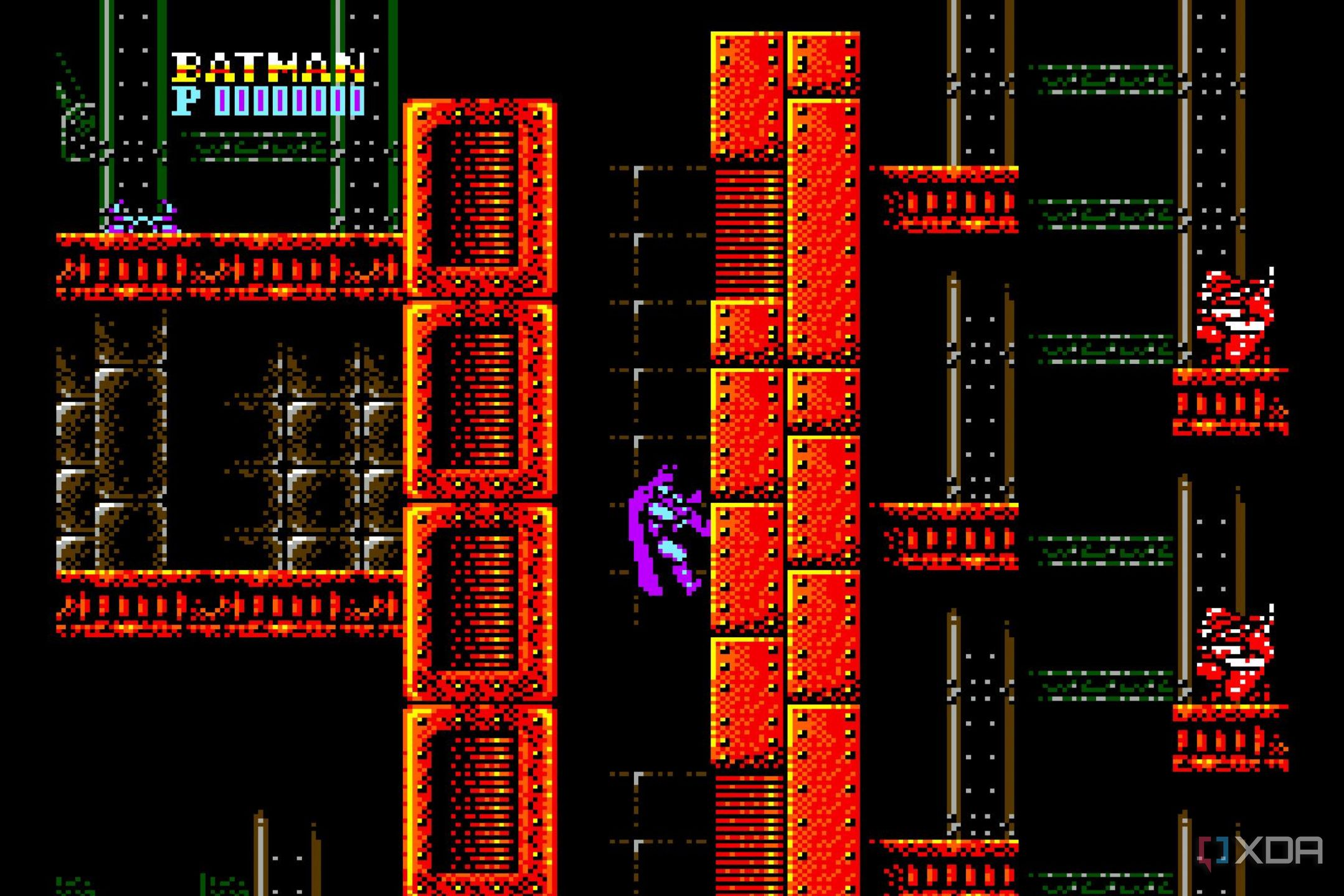 Screenshot from the NES game Batman.