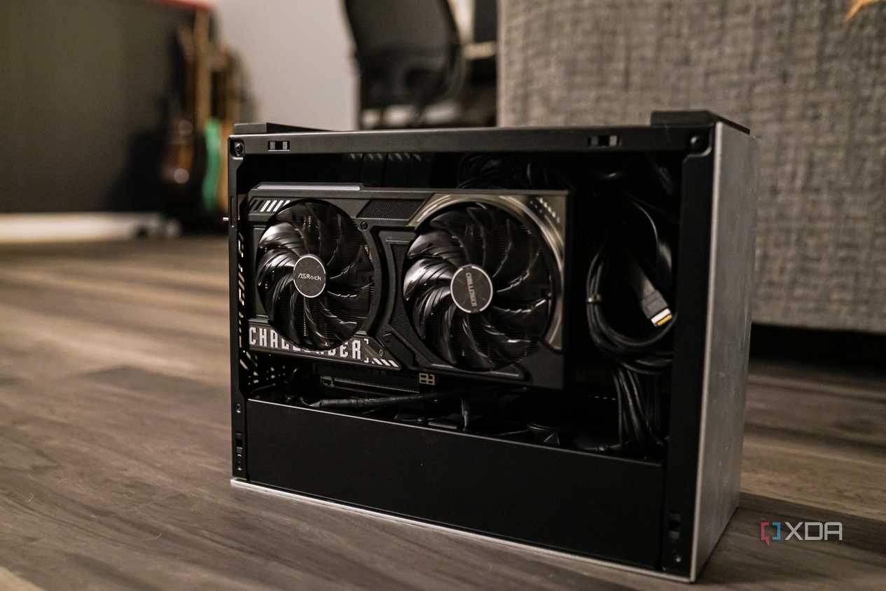 RX 9060 XT inside a case