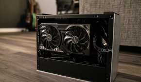 RX 9060 XT inside a case