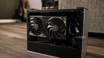 RX 9060 XT inside a case