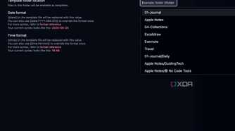 Obsidian folder