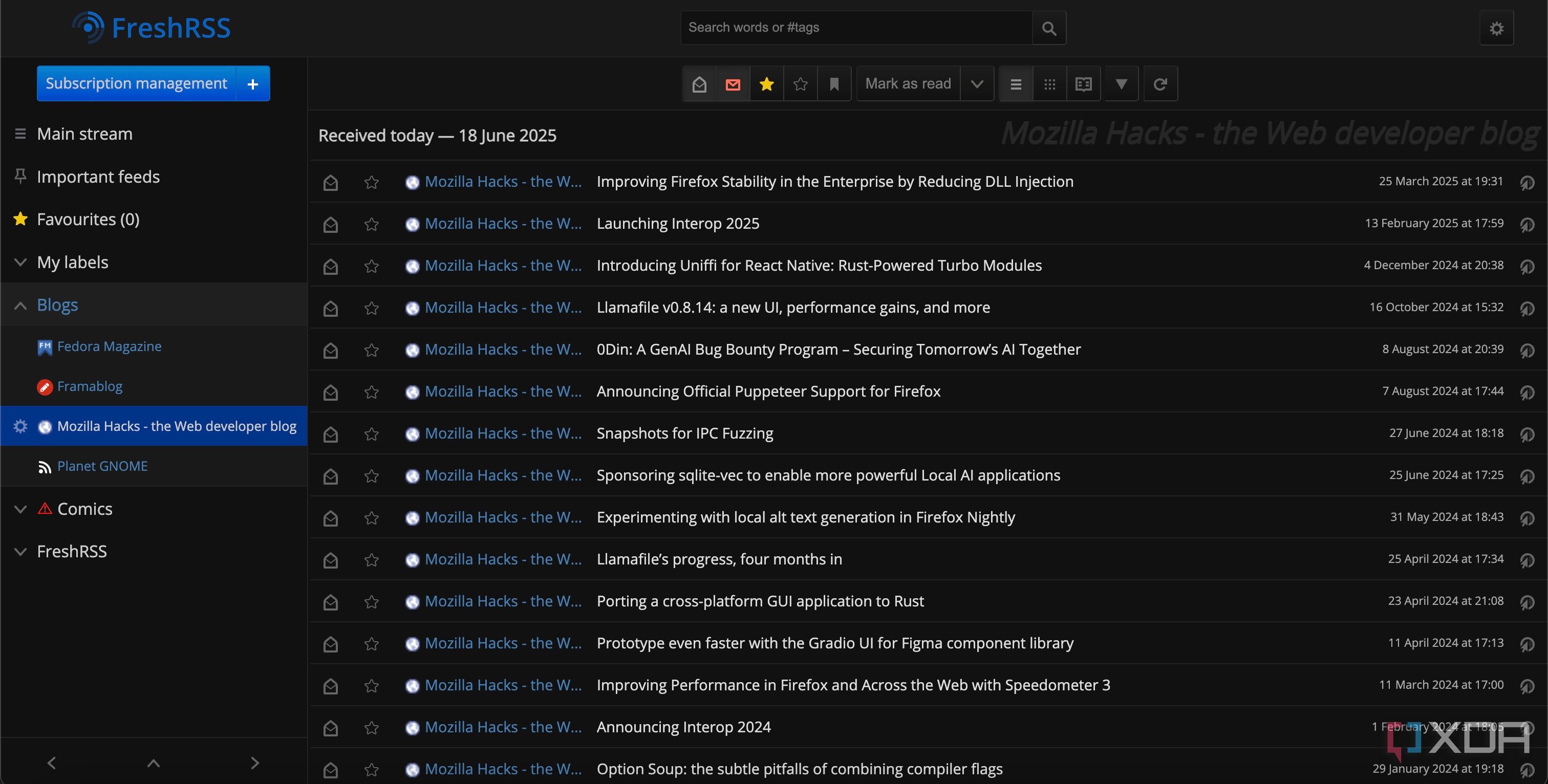 I brought my news feed back from the dead thanks to this self-hosted ...