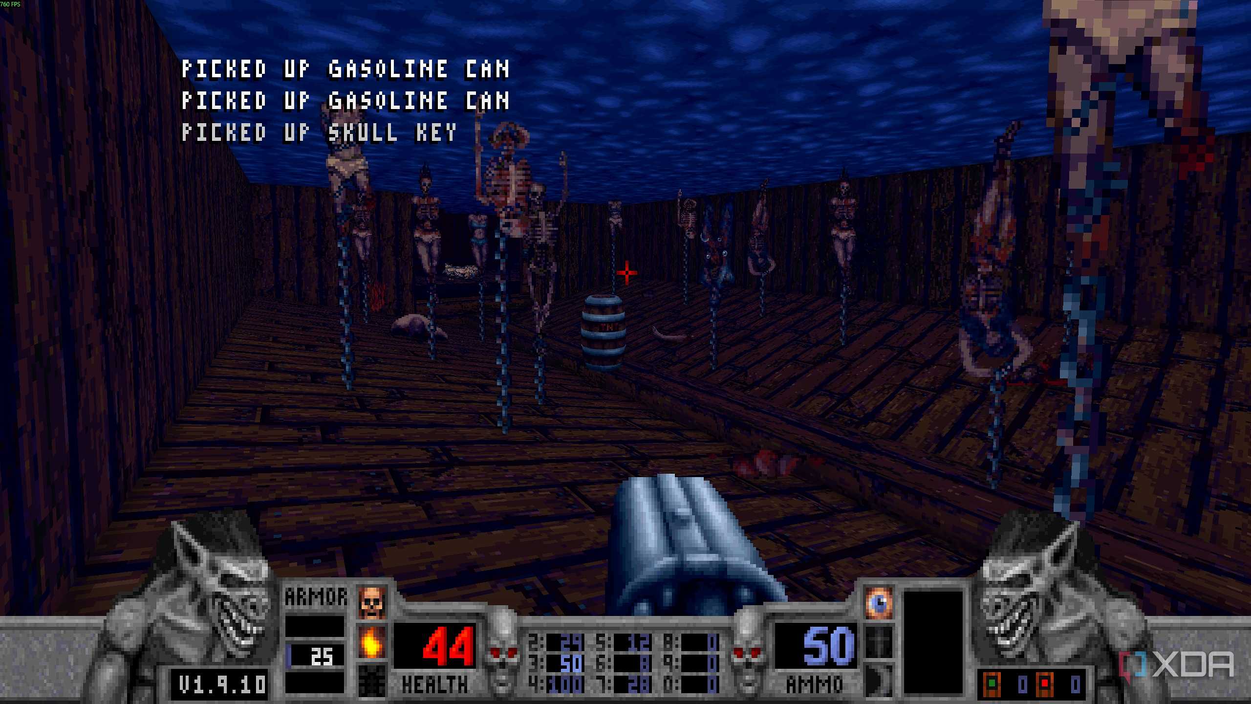 Corpses chained underwater in Blood: Fresh Supply.