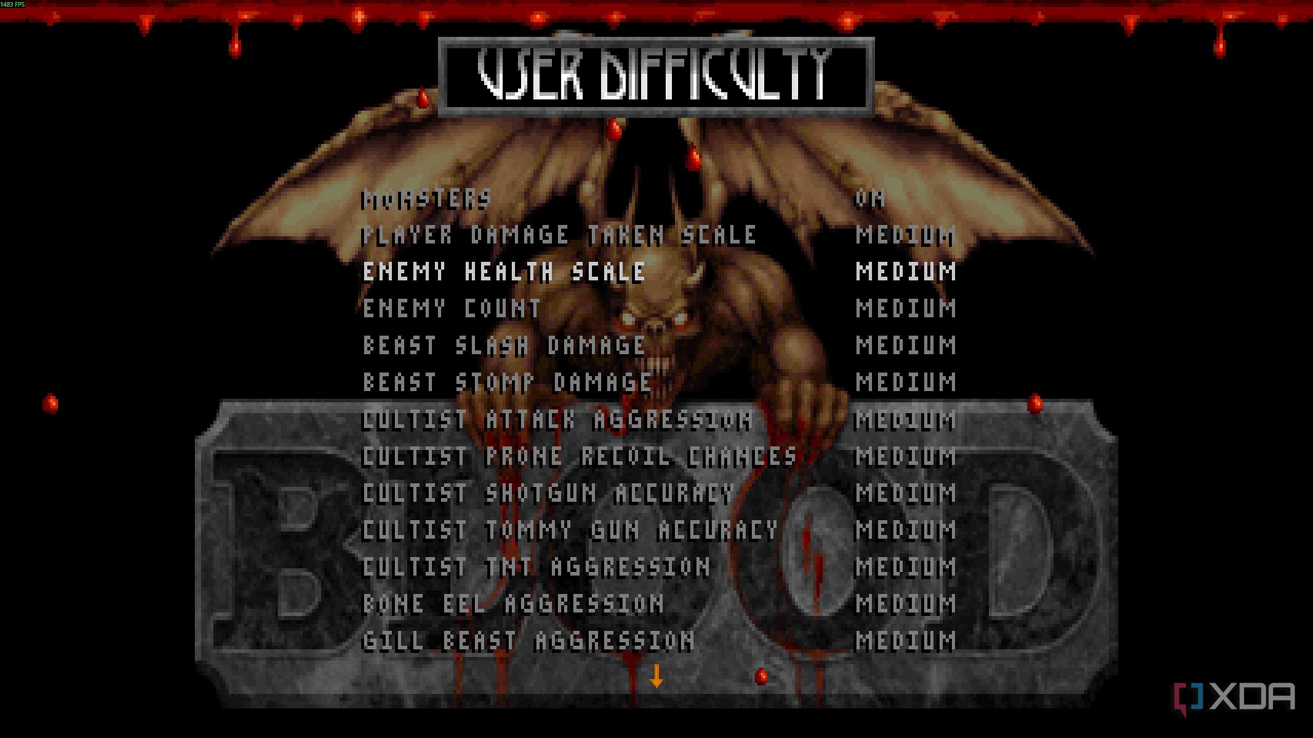 Made to order difficulty in Blood: Fresh Supply.
