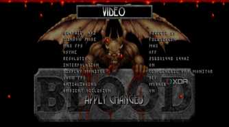 Video settings in Blood: Fresh Supply.