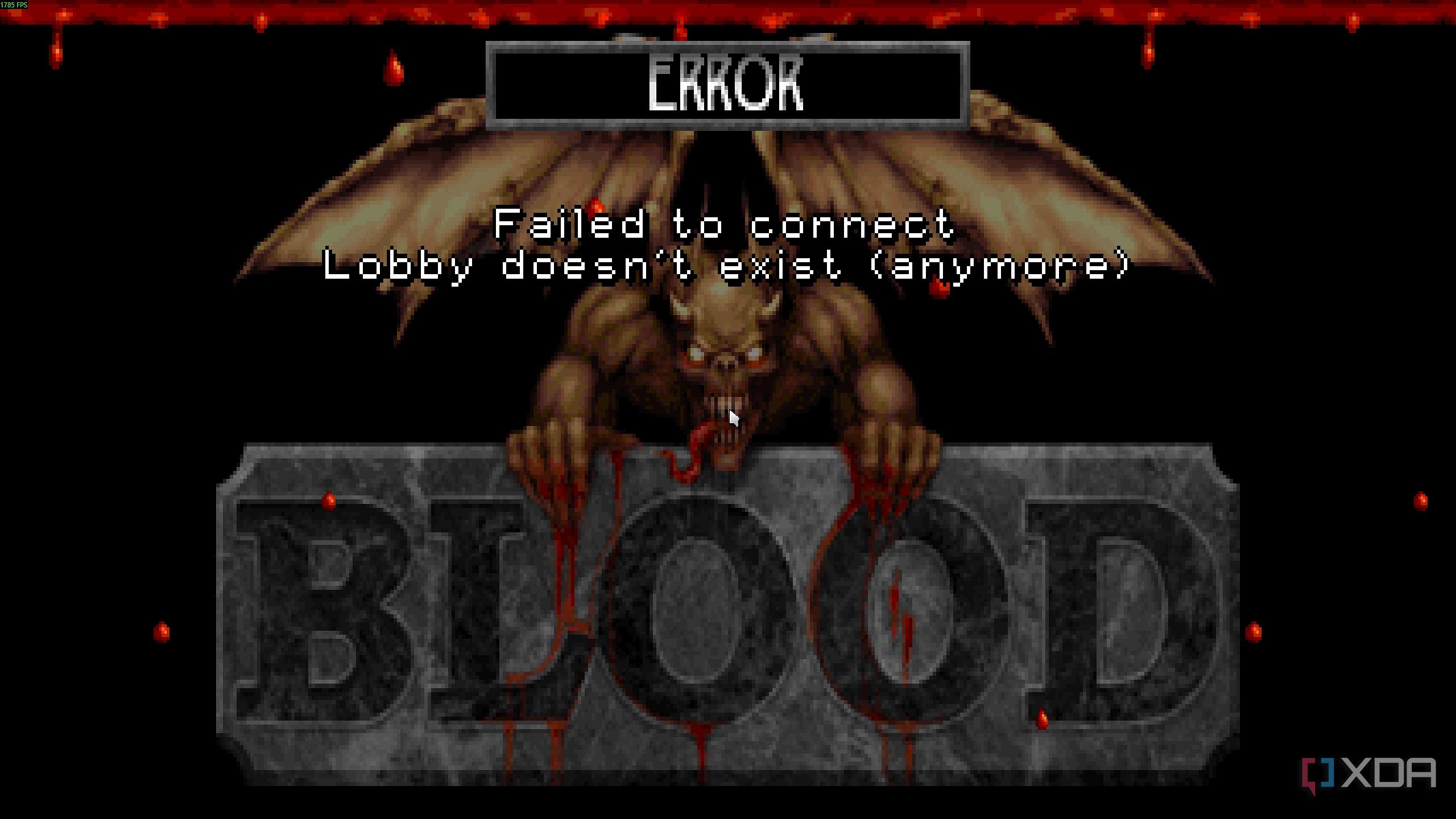 Multiplayer error in Blood: Fresh Supply.