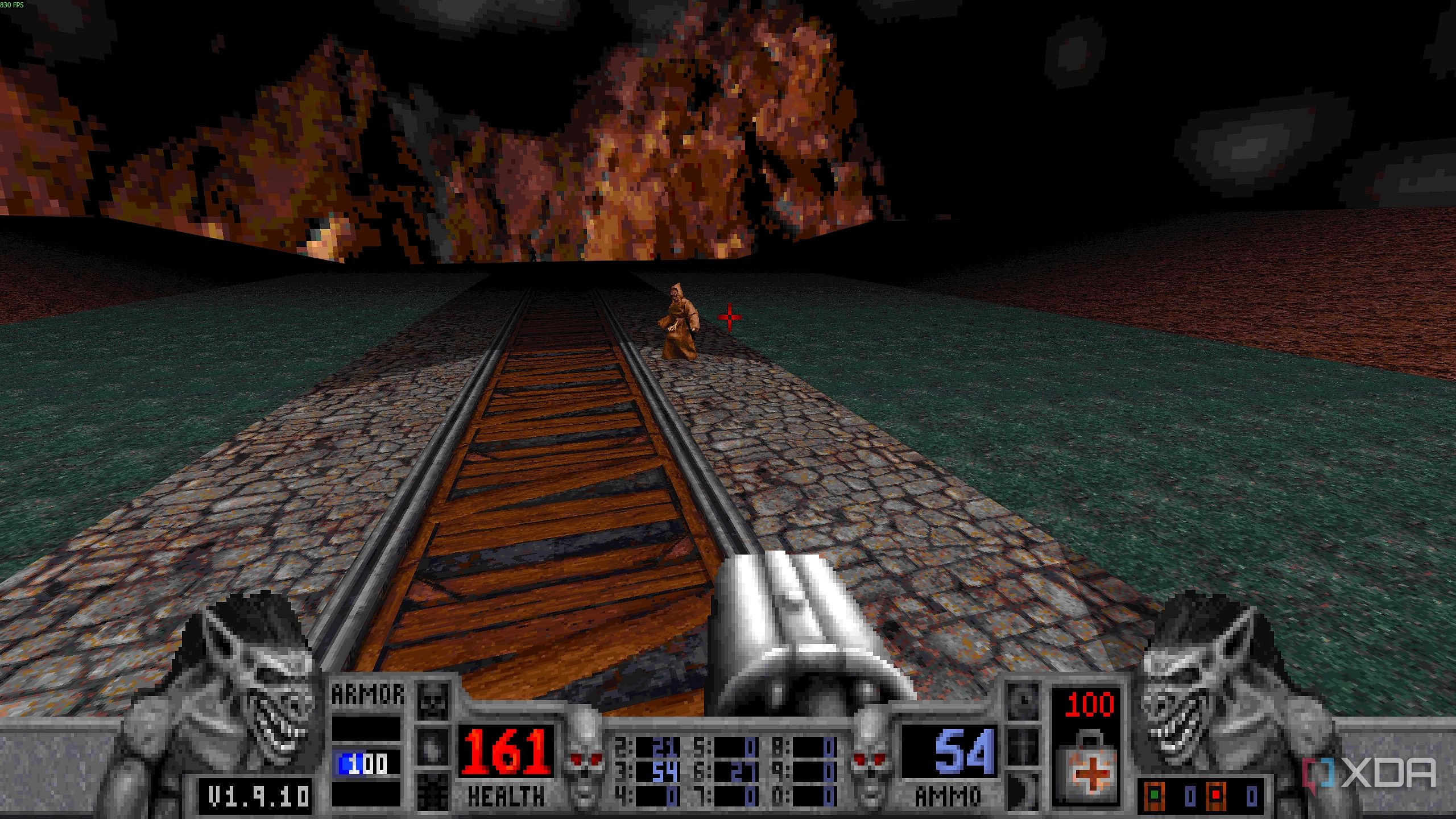Caleb on a running train in Blood: Fresh Supply.