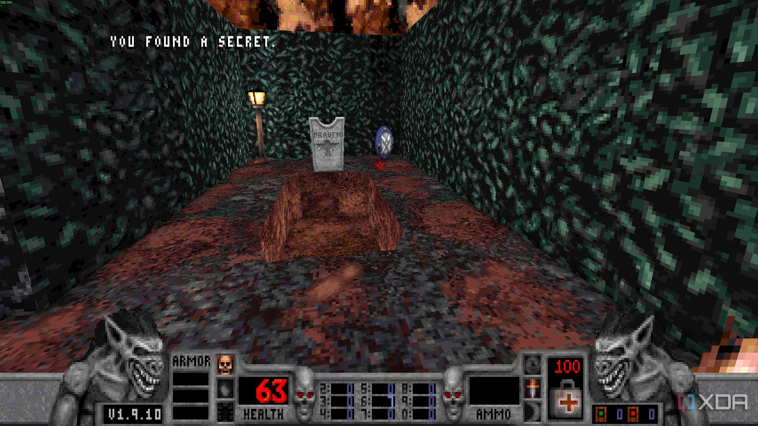 A secret area in Blood: Fresh Supply.
