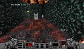 A secret area in Blood: Fresh Supply.