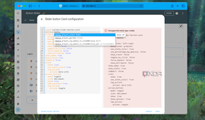 Choose entity in YAML for slider button card in Home Assistant