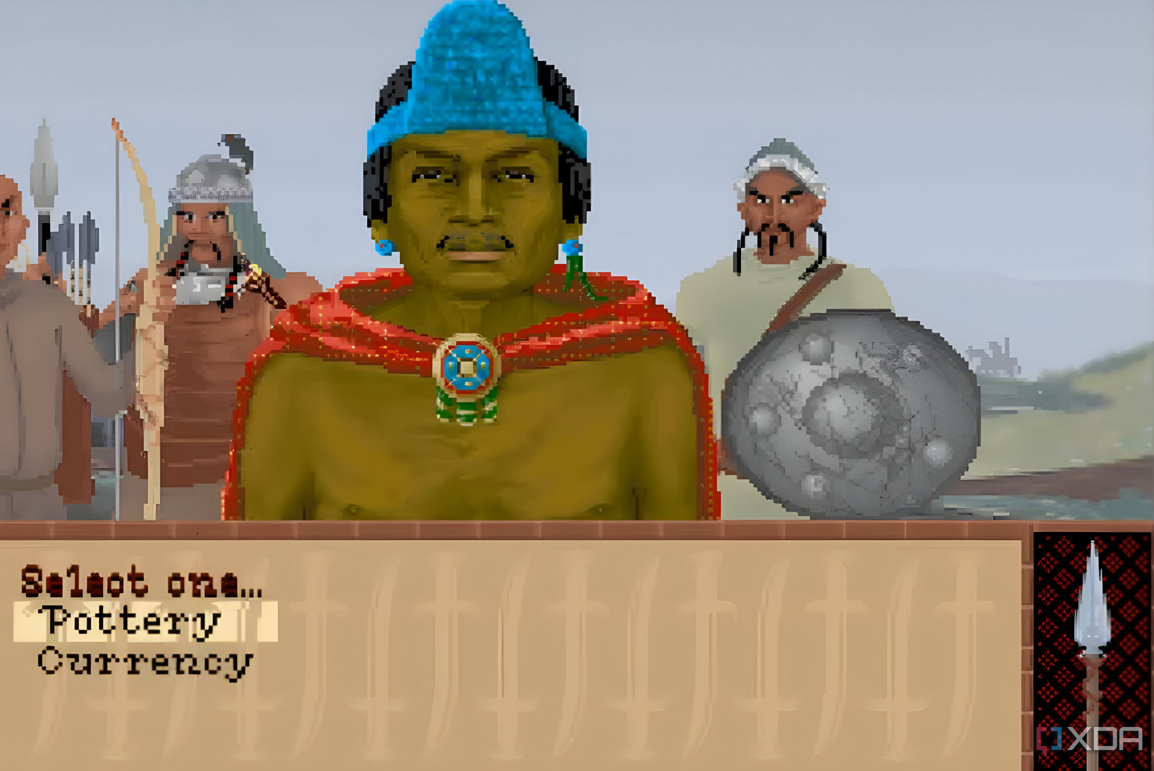 A screenshot from the 1991 game Civilization.