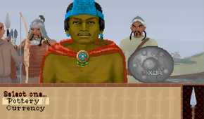 A screenshot from the 1991 game Civilization.
