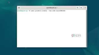 Enabling Code-Server in Debian